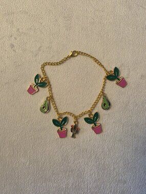 Plant Lover Charm Bracelet